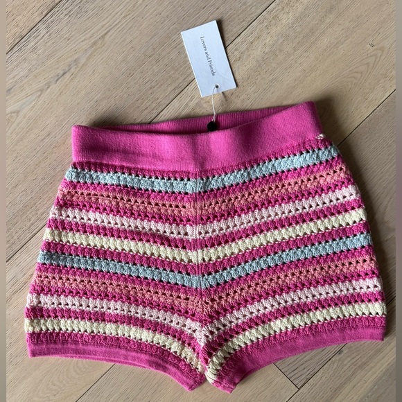 Lovers + Friends Pants - Lovers + Friends‎ Multicolor Striped High Waist Shorts
